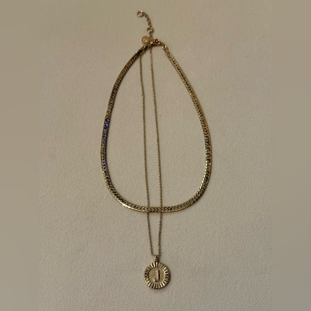Express Gold Double Chain Necklace